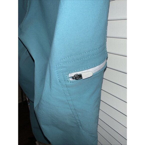 Eddie Bauer First Ascent Capri Pants Women's Size 2 Teal Waist 30" Inseam 20.5" - Picture 9 of 10